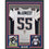 Framed Autographed/Signed Willie McGinest 33x42 New England Blue Football Jersey JSA COA