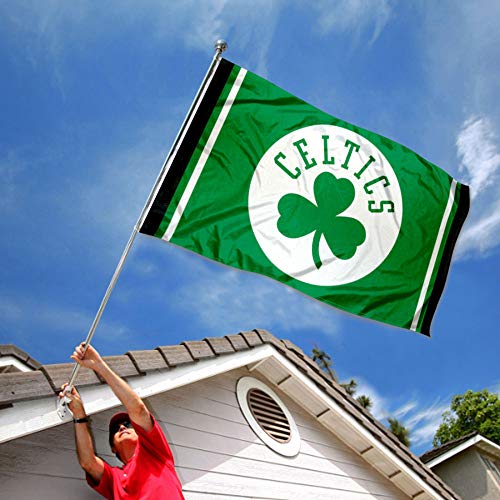 WinCraft Boston Celtics Shamrock Logo Flag and Banner - 757 Sports Collectibles