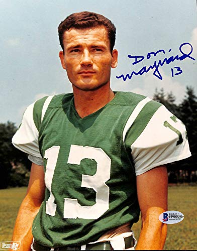 Jets Don Maynard Authentic Signed 8x10 Photo Autographed BAS 1 - 757 Sports Collectibles