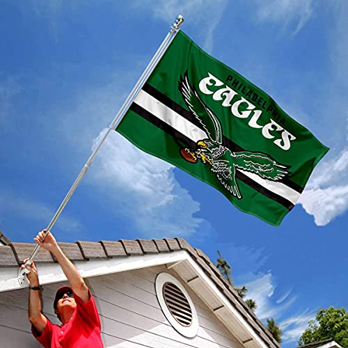 WinCraft Philadelphia Eagles Throwback Vintage Retro 3x5 Banner Flag - 757 Sports Collectibles