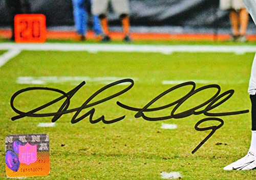 Shane Lechler Signed Raiders 8x10 Punt Black JSY Photo- Beckett W Hologram Black - 757 Sports Collectibles