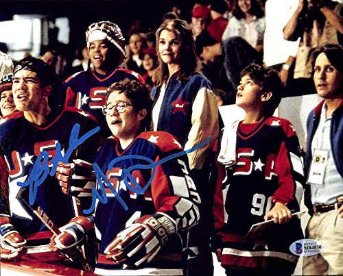Mike Doherty & Brandon Adams The Mighty Ducks Signed 8x10 Photo BAS Witnessed - 757 Sports Collectibles