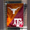 Texas vs. Texas A&M House Divided Garden Flag Banner - 757 Sports Collectibles