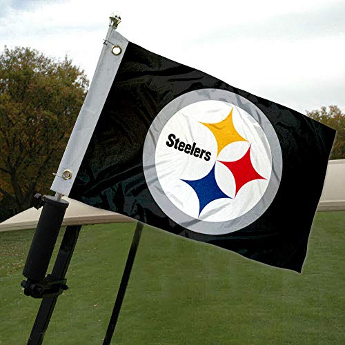 WinCraft Pittsburgh Steelers Boat and Golf Cart Flag - 757 Sports Collectibles