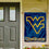 West Virginia Mountaineers Banner with Hanging Pole - 757 Sports Collectibles