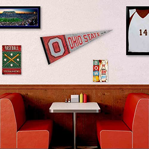 Ohio State Buckeyes Pennant Throwback Vintage Banner - 757 Sports Collectibles