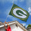 WinCraft Green Bay Packers Embroidered Nylon Flag - 757 Sports Collectibles