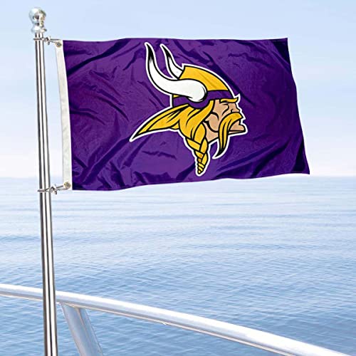 WinCraft Minnesota Vikings Boat and Golf Cart Flag - 757 Sports Collectibles