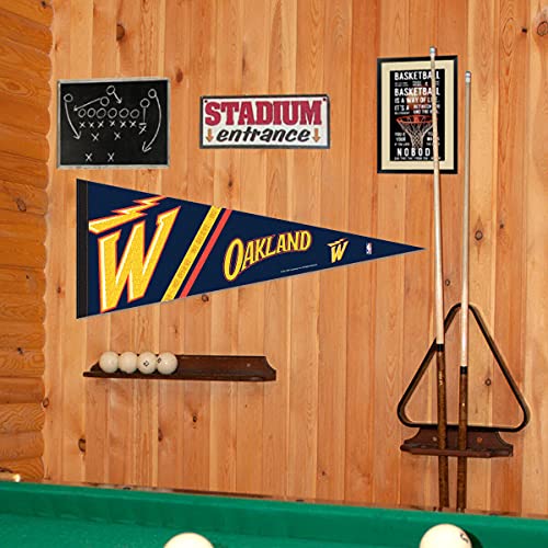 WinCraft Golden State Warriors City Edition Pennant Flag - 757 Sports Collectibles