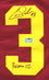 Carson Palmer Autographed/Signed NCAA USC Trojans Maroon Nike Jersey with"Heisman 02" Inscription - 757 Sports Collectibles