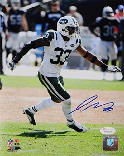 Jamal Adams Autographed New York Jets 8x10 PF Photo Running- JSA W Auth Blue