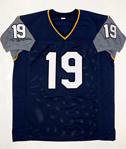 Keenan Reynolds Autographed Navy Blue College Style Jersey- JSA Witnessed Auth - 757 Sports Collectibles