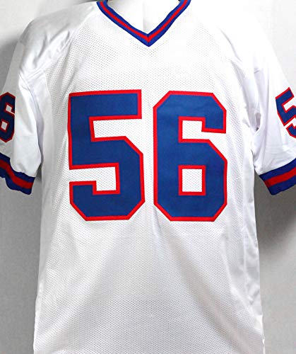 Lawrence Taylor Autographed White Pro Style Jersey w/HOF - Beckett W Auth 5 - 757 Sports Collectibles