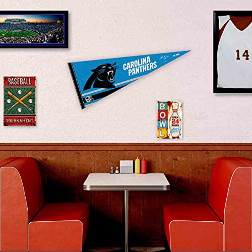 WinCraft Carolina Panthers Pennant Banner Flag - 757 Sports Collectibles