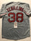 Autographed/Signed Curt Schilling Boston Grey Baseball Jersey JSA COA - 757 Sports Collectibles