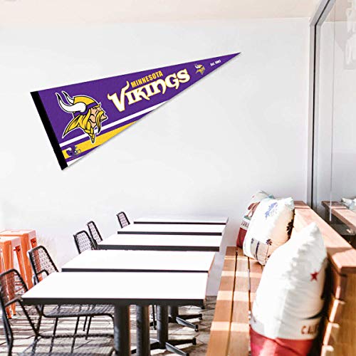 WinCraft Minnesota Vikings Pennant Banner Flag - 757 Sports Collectibles