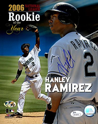 HANLEY RAMIREZ JSA CERTIFIED AUTHENTIC HAND SIGNED 8X10 PHOTO AUTOGRAPH