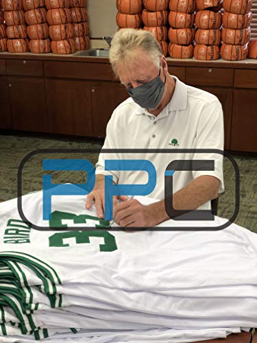 Larry Bird Authentic Signed 1985 Gold M&N HWC Swingman Jersey BAS Witnessed - 757 Sports Collectibles