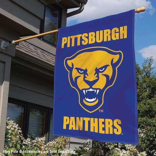 Pittsburgh Panthers Double Sided House Banner Flag - 757 Sports Collectibles