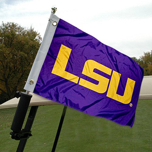 College Flags & Banners Co. LSU Golf Cart and Boat Flag - 757 Sports Collectibles