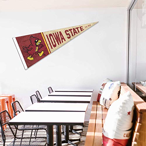 Iowa State Cyclones Pennant Throwback Vintage Banner - 757 Sports Collectibles