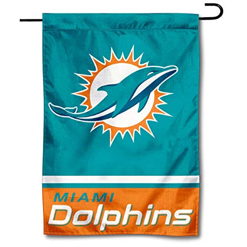 WinCraft Miami Dolphins Double Sided Garden Flag - 757 Sports Collectibles