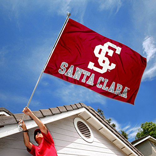 College Flags & Banners Co. Santa Clara Broncos New Logo Flag - 757 Sports Collectibles