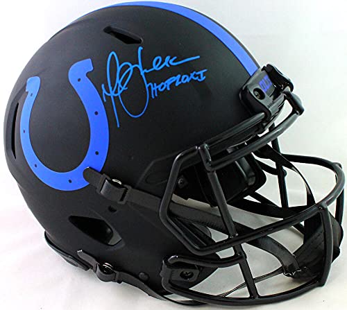 Marshall Faulk Signed Colts Authentic Eclipse F/S Helmet w/HOF- Beckett W Blue - 757 Sports Collectibles