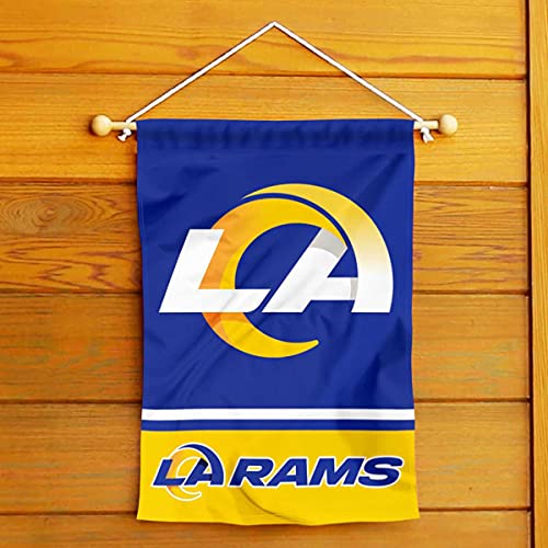 WinCraft Rams LA Logo Garden Flag Double Sided Banner - 757 Sports Collectibles