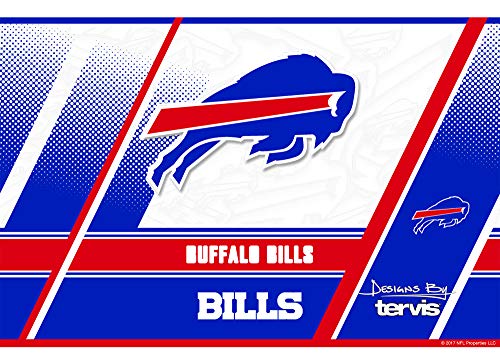 Tervis Triple Walled NFL Buffalo Bills Insulated Tumbler Cup Keeps Drinks Cold & Hot, 30oz - Stainless Steel, Edge - 757 Sports Collectibles