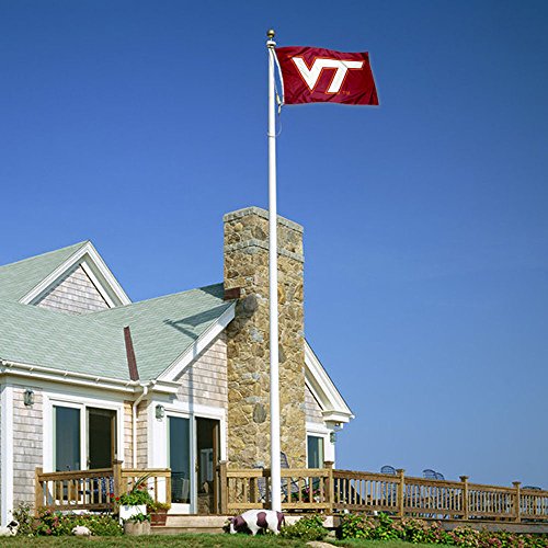 College Flags & Banners Co. Virginia Tech Hokies Maroon VT Flag - 757 Sports Collectibles