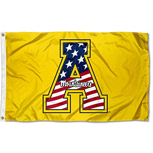 App State Mountaineers Large USA Colors 3x5 College Flag - 757 Sports Collectibles