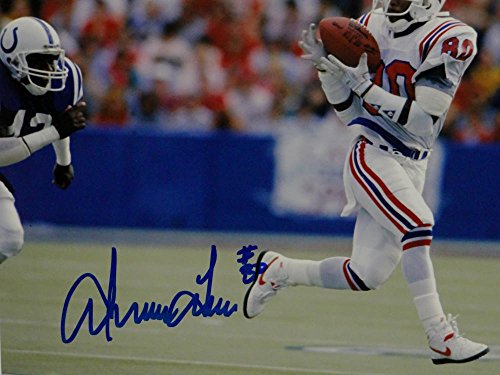 Irving Fryar Autographed Patriots 8x10 Catching the Ball Photo - SGC Auth - 757 Sports Collectibles