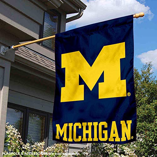 Michigan Wolverines House Flag Banner - 757 Sports Collectibles