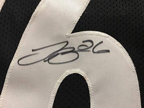 Autographed/Signed Le'Veon LeVeon Bell Pittsburgh Steelers Black Jersey JSA COA - 757 Sports Collectibles