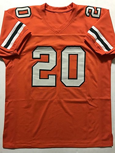 Autographed/Signed Bernie Kosar Miami Orange Football Jersey JSA COA - 757 Sports Collectibles