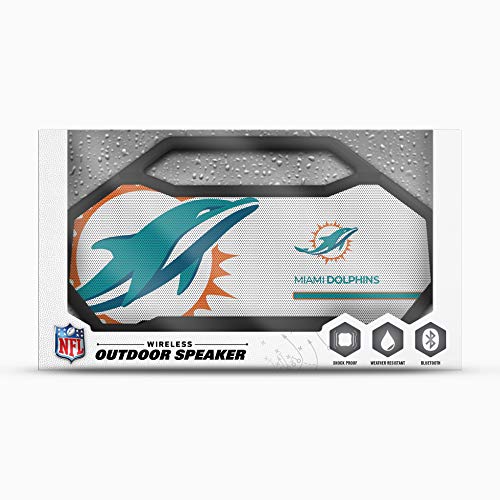 NFL Miami Dolphins XL Wireless Bluetooth Speaker, Team Color - 757 Sports Collectibles