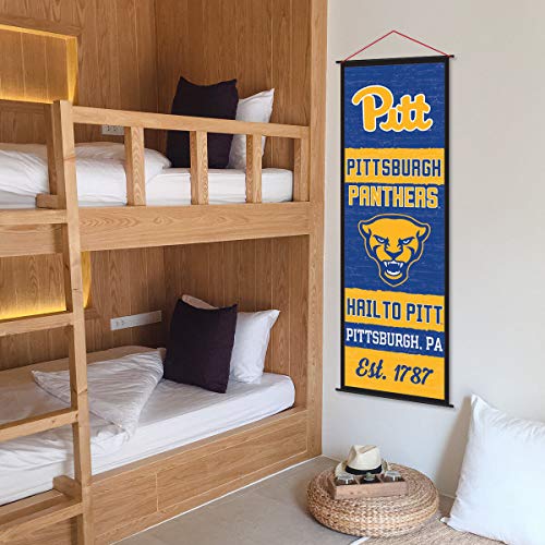 Pittsburgh Panthers Banner and Scroll Sign - 757 Sports Collectibles