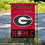 College Flags & Banners Co. Georgia Bulldogs Welcome to Our Home Double Sided Garden Yard Flag - 757 Sports Collectibles