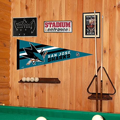 WinCraft San Jose Sharks Pennant - 757 Sports Collectibles