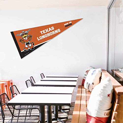 College Flags & Banners Co. Texas Longhorns Hook Em Horns Hookem Pennant - 757 Sports Collectibles