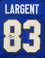 Steve Largent Signed / Autographed Blue W/ Yellow Jersey- JSA W Authenticated - 757 Sports Collectibles