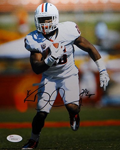 Ka'Deem Carey Autographed Arizona Wildcats 8x10 Running W/ Ball Photo- JSA W Auth