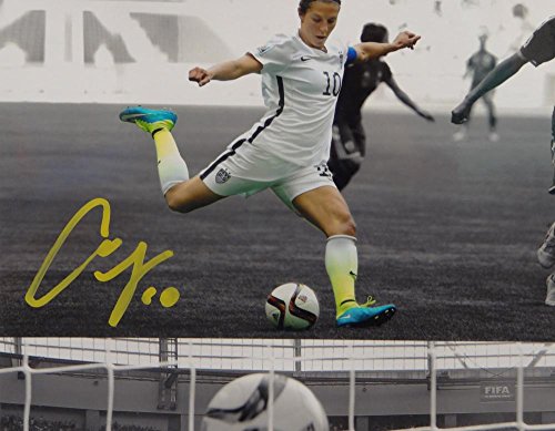 Carli Lloyd Autographed Yellow Team USA 8x10 Dual Shot Photo- JSA W Auth - 757 Sports Collectibles