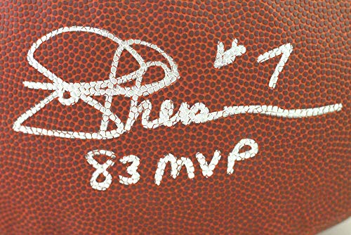 Joe Theismann Autographed NFL Supergrip Football W/Insc- JSA W Silver - 757 Sports Collectibles