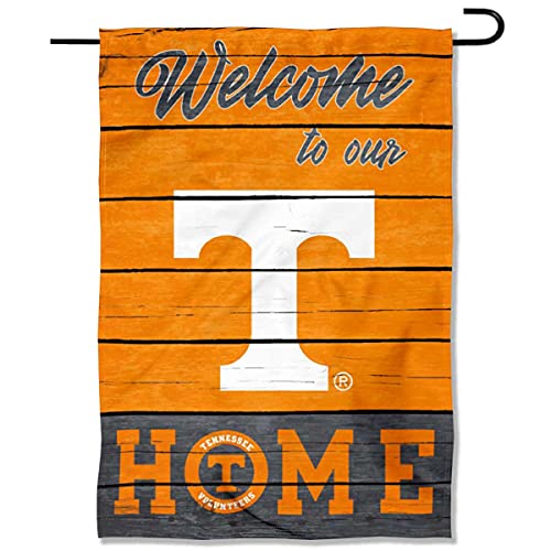 College Flags & Banners Co. Tennessee Volunteers Welcome to Our Home Double Sided Garden Yard Flag - 757 Sports Collectibles