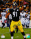 Stephon Tuitt Autographed 8x10 Vertical In Black P.F. Photo- JSA Witnessed Auth