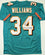 Ricky Williams Autographed Teal Pro Style Jersey w/Smoke Weed Insc - JSA W Auth 4 - 757 Sports Collectibles