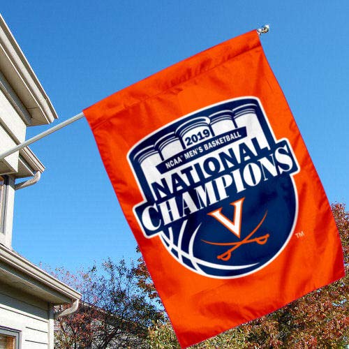 Virginia Cavaliers 2019 Mens Basketball National Champions Double Sided House Flag - 757 Sports Collectibles