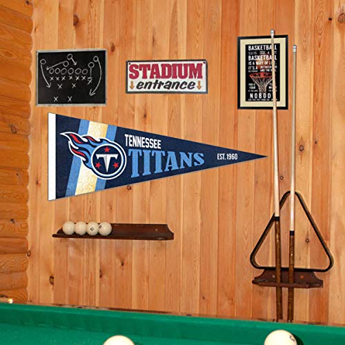 WinCraft Tennessee Titans Throwback Vintage Retro Pennant Flag - 757 Sports Collectibles